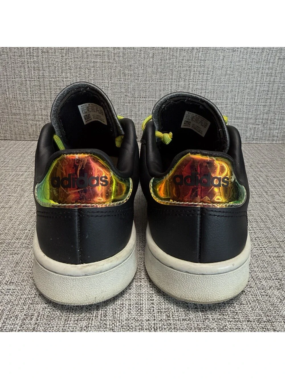 Adidas Shoes Women’s Size 7.5 Black Leather Neo Sneakers
